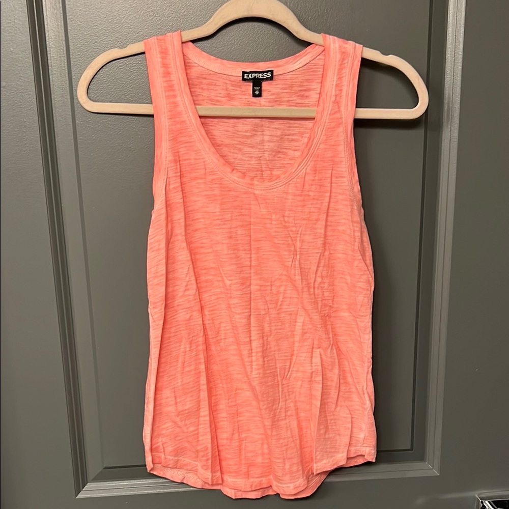 Express Pink Sleeveless Tank Top